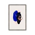 Picture of Blue and Black Echoes _GroupedProduct_Rectangle_Portrait_Framed_Matted_