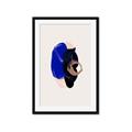 Picture of Blue and Black Echoes _GroupedProduct_Rectangle_Portrait_Framed_Matted_