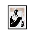 Picture of Black and Nude 1 _GroupedProduct_Rectangle_Portrait_Framed_Matted_
