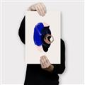 Picture of Blue and Black Echoes _GroupedProduct_Rectangle_Portrait_Canvas_
