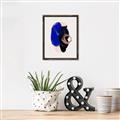 Picture of Blue and Black Echoes _GroupedProduct_Rectangle_Portrait_Canvas_Framed_