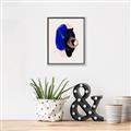 Picture of Blue and Black Echoes _GroupedProduct_Rectangle_Portrait_Canvas_Framed_