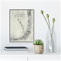 Picture of Gray Tranquil Echo _GroupedProduct_Rectangle_Portrait_Canvas_Framed_