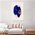 Picture of Blue and Black Echoes _GroupedProduct_Rectangle_Portrait_Unframed_Print_Only_