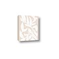 Picture of White Leaves on Beige _GroupedProduct_Rectangle_Portrait_Canvas_