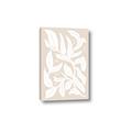 Picture of White Leaves on Beige _GroupedProduct_Rectangle_Portrait_Canvas_