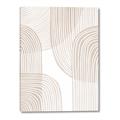 Picture of Celestial Beige Lines _GroupedProduct_Rectangle_Portrait_Canvas_