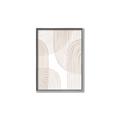 Picture of Celestial Beige Lines _GroupedProduct_Rectangle_Portrait_Canvas_Framed_