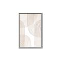 Picture of Celestial Beige Lines _GroupedProduct_Rectangle_Portrait_Canvas_Framed_