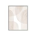 Picture of Celestial Beige Lines _GroupedProduct_Rectangle_Portrait_Canvas_Framed_