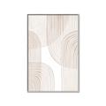 Picture of Celestial Beige Lines _GroupedProduct_Rectangle_Portrait_Canvas_Framed_