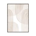 Picture of Celestial Beige Lines _GroupedProduct_Rectangle_Portrait_Canvas_Framed_