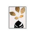 Picture of Azurea Gold Leaves _GroupedProduct_Rectangle_Portrait_Canvas_Framed_