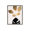 Picture of Azurea Gold Leaves _GroupedProduct_Rectangle_Portrait_Canvas_Framed_