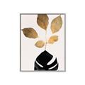 Picture of Azurea Gold Leaves _GroupedProduct_Rectangle_Portrait_Canvas_Framed_