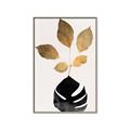 Picture of Azurea Gold Leaves _GroupedProduct_Rectangle_Portrait_Canvas_Framed_