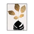 Picture of Azurea Gold Leaves _GroupedProduct_Rectangle_Portrait_Canvas_Framed_