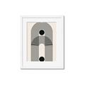 Picture of Black Boho Vibe III _GroupedProduct_Rectangle_Portrait_Framed_Matted_