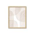 Picture of Celestial Beige Lines _GroupedProduct_Rectangle_Portrait_Framed_Matted_