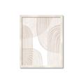 Picture of Celestial Beige Lines _GroupedProduct_Rectangle_Portrait_Framed_Matted_