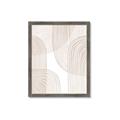Picture of Celestial Beige Lines _GroupedProduct_Rectangle_Portrait_Framed_Matted_