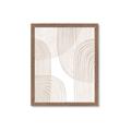 Picture of Celestial Beige Lines _GroupedProduct_Rectangle_Portrait_Framed_Matted_