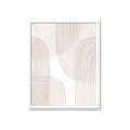Picture of Celestial Beige Lines _GroupedProduct_Rectangle_Portrait_Framed_Matted_