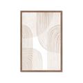 Picture of Celestial Beige Lines _GroupedProduct_Rectangle_Portrait_Framed_Matted_