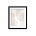 Picture of Celestial Beige Lines _GroupedProduct_Rectangle_Portrait_Framed_Matted_