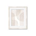 Picture of Celestial Beige Lines _GroupedProduct_Rectangle_Portrait_Framed_Matted_