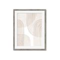 Picture of Celestial Beige Lines _GroupedProduct_Rectangle_Portrait_Framed_Matted_