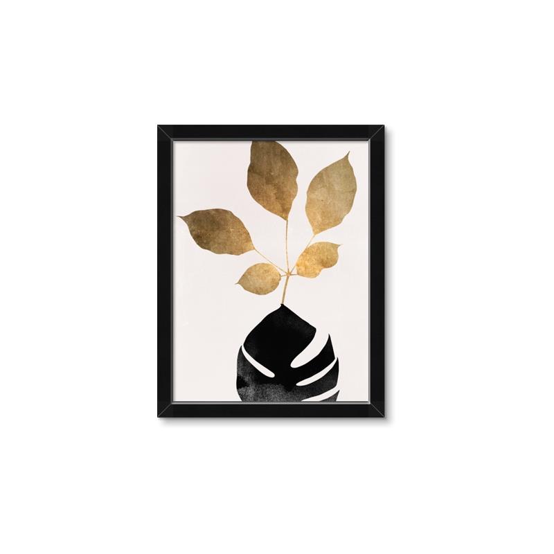 Picture of Azurea Gold Leaves _GroupedProduct_Rectangle_Portrait_Framed_Matted_