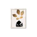Picture of Azurea Gold Leaves _GroupedProduct_Rectangle_Portrait_Framed_Matted_