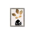 Picture of Azurea Gold Leaves _GroupedProduct_Rectangle_Portrait_Framed_Matted_