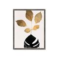 Picture of Azurea Gold Leaves _GroupedProduct_Rectangle_Portrait_Framed_Matted_