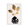 Picture of Azurea Gold Leaves _GroupedProduct_Rectangle_Portrait_Framed_Matted_