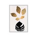 Picture of Azurea Gold Leaves _GroupedProduct_Rectangle_Portrait_Framed_Matted_