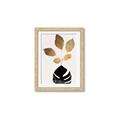 Picture of Azurea Gold Leaves _GroupedProduct_Rectangle_Portrait_Framed_Matted_