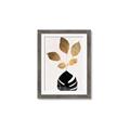 Picture of Azurea Gold Leaves _GroupedProduct_Rectangle_Portrait_Framed_Matted_