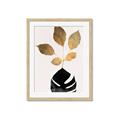 Picture of Azurea Gold Leaves _GroupedProduct_Rectangle_Portrait_Framed_Matted_