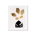 Picture of Azurea Gold Leaves _GroupedProduct_Rectangle_Portrait_Framed_Matted_