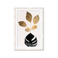 Picture of Azurea Gold Leaves _GroupedProduct_Rectangle_Portrait_Framed_Matted_