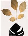 Picture of Azurea Gold Leaves _GroupedProduct_Rectangle_Portrait_Unframed_Print_Only_