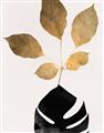 Picture of Azurea Gold Leaves _GroupedProduct_Rectangle_Portrait_Unframed_Print_Only_