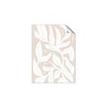 Picture of White Leaves on Beige _GroupedProduct_Rectangle_Portrait_Unframed_Print_Only_