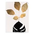 Picture of Azurea Gold Leaves _GroupedProduct_Rectangle_Portrait_Unframed_Print_Only_