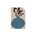 Picture of Lonely Plant on Blue Vase _GroupedProduct_Rectangle_Portrait_Unframed_Print_Only_