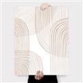 Picture of Celestial Beige Lines _GroupedProduct_Rectangle_Portrait_Canvas_