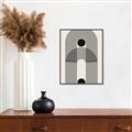 Picture of Black Boho Vibe III _GroupedProduct_Rectangle_Portrait_Canvas_Framed_