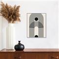 Picture of Black Boho Vibe III _GroupedProduct_Rectangle_Portrait_Canvas_Framed_